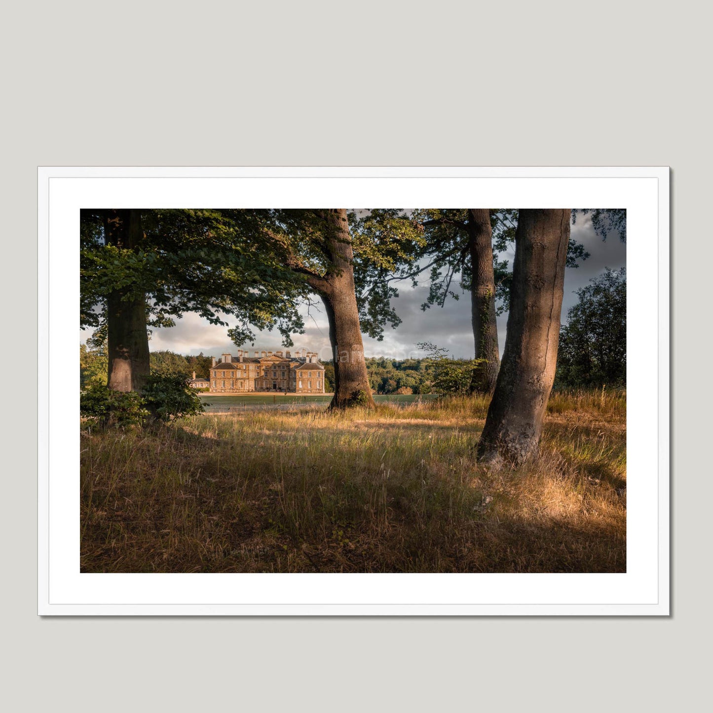 Clan Scott - Dalkeith Palace - Framed & Mounted Photo Print 40"x28" White