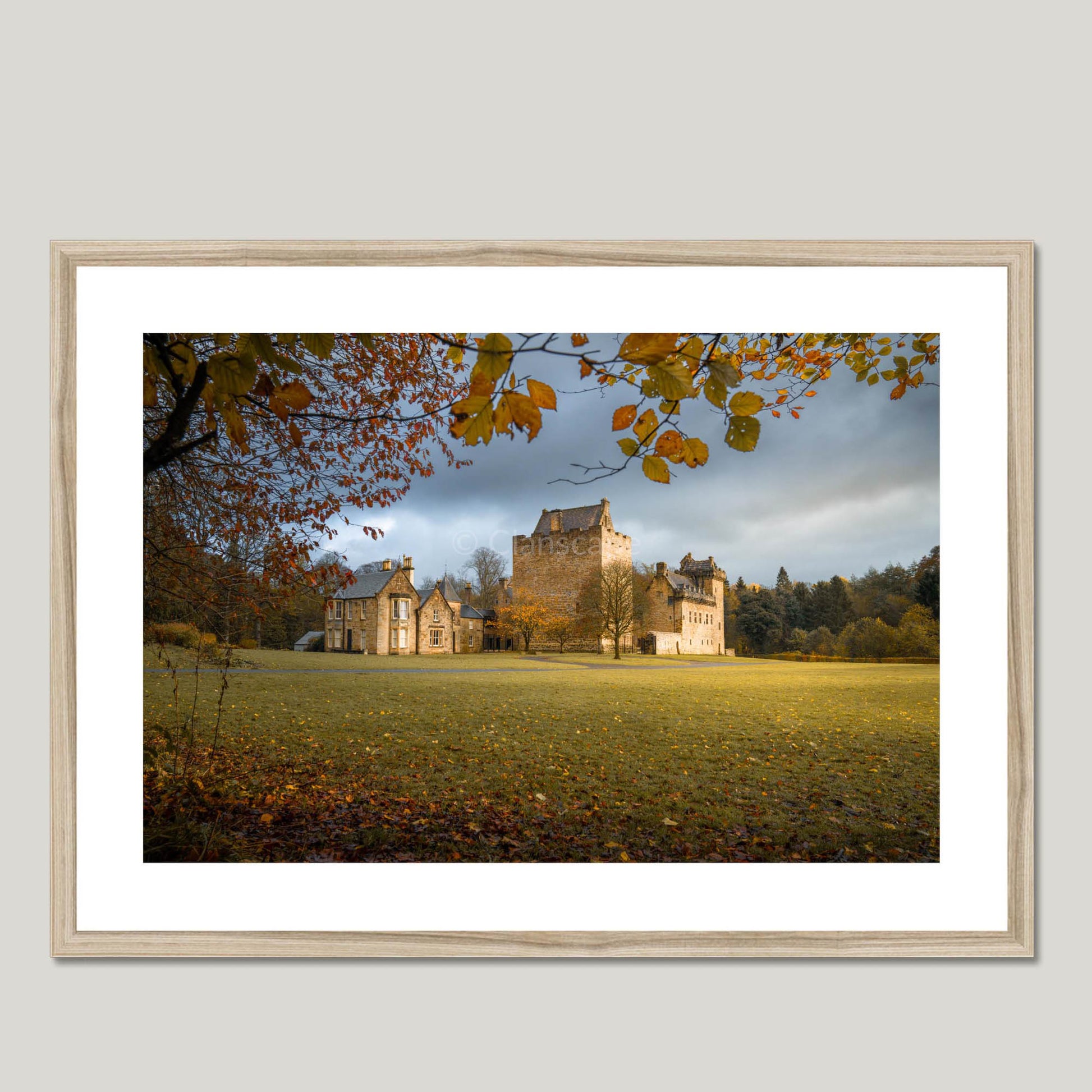 Clan Boyd - Dean Castle - Framed & Mounted Photo Print 28"x20" Natural