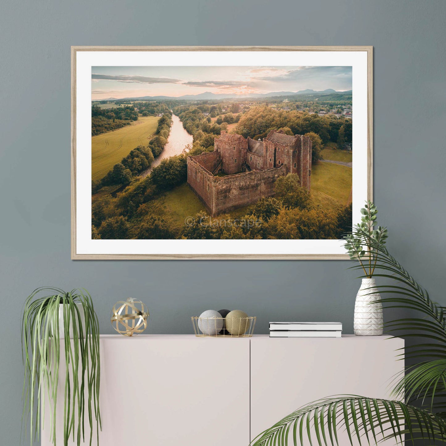 Clan Stewart - Doune Castle - Framed & Mounted Photo Print