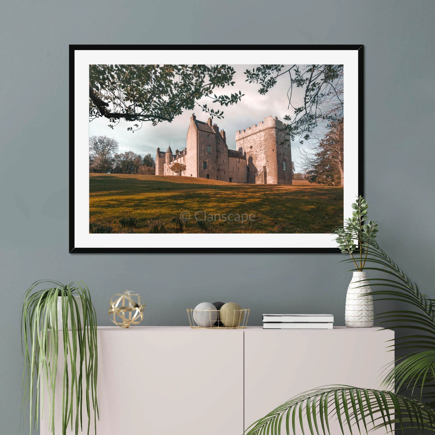 Clan Irvine of Drum - Drum Castle - Framed & Mounted Photo Print