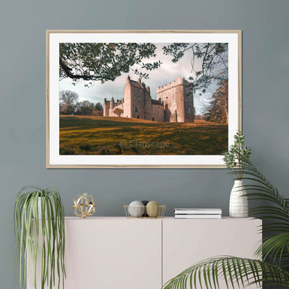 Clan Irvine of Drum - Drum Castle - Framed & Mounted Photo Print