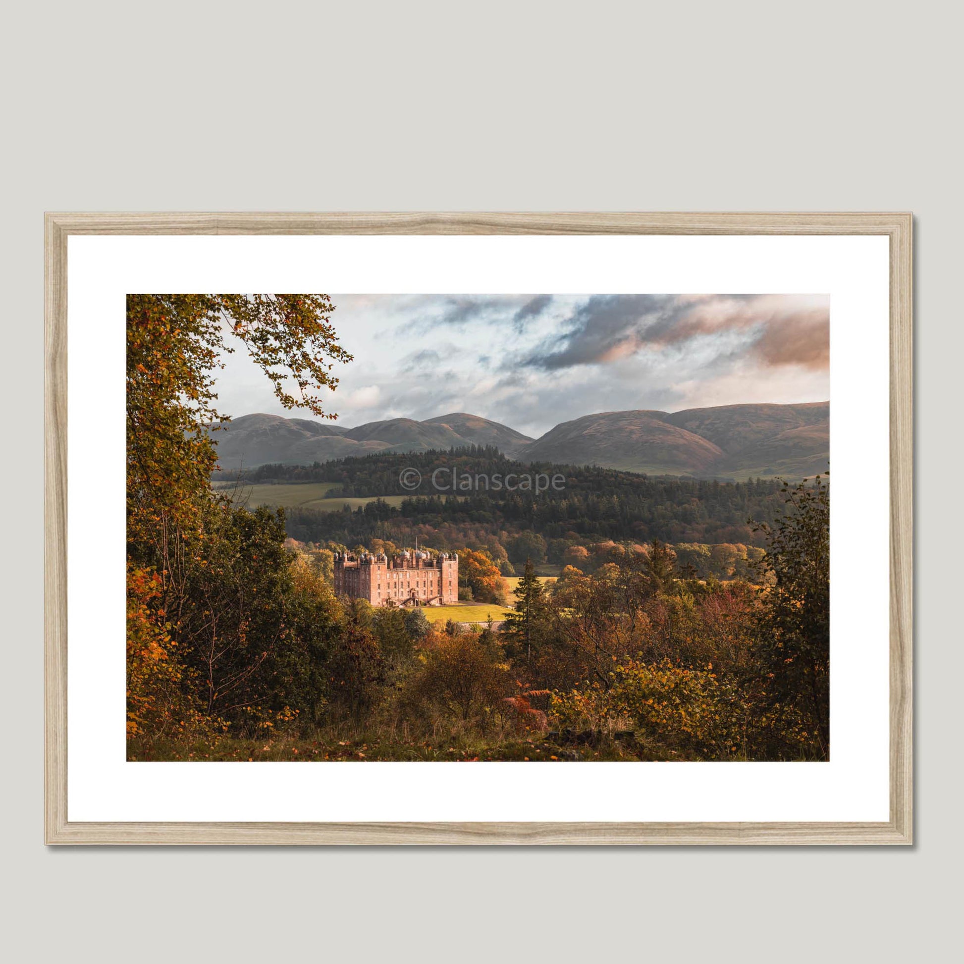 Clan Douglas - Drumlanrig Castle - Framed & Mounted Photo Print 28"x20" Natural