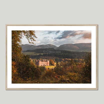 Clan Scott - Drumlanrig Castle - Framed & Mounted Photo Print 40"x28" Natural