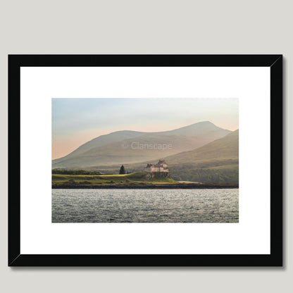 Clan Maclean - Duart Castle - Framed & Mounted Photo Print 16"x12" Black