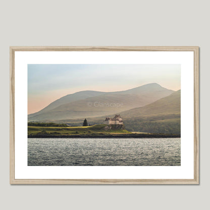 Clan Maclean - Duart Castle - Framed & Mounted Photo Print 28"x20" Natural