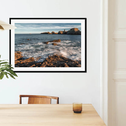 Clan Dunbar - Dunbar Castle - Framed & Mounted Photo Print