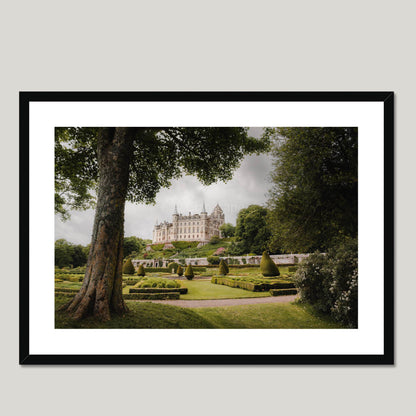 Clan Sutherland - Dunrobin Castle - Framed & Mounted Photo Print 28"x20" Black