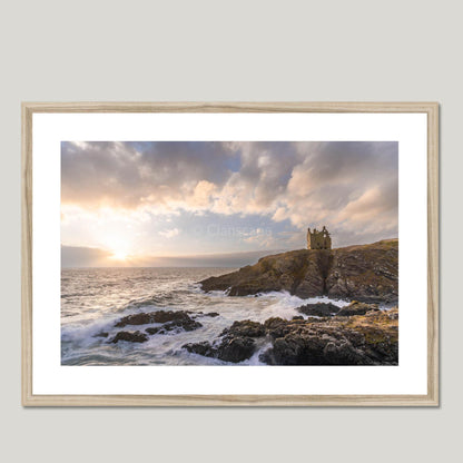 Clan Adair - Dunskey Castle - Framed & Mounted Photo Print 28"x20" Natural