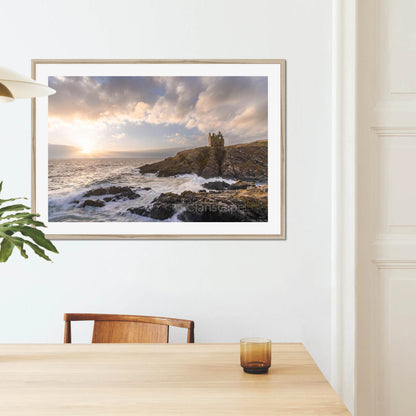 Clan Adair - Dunskey Castle - Framed & Mounted Photo Print