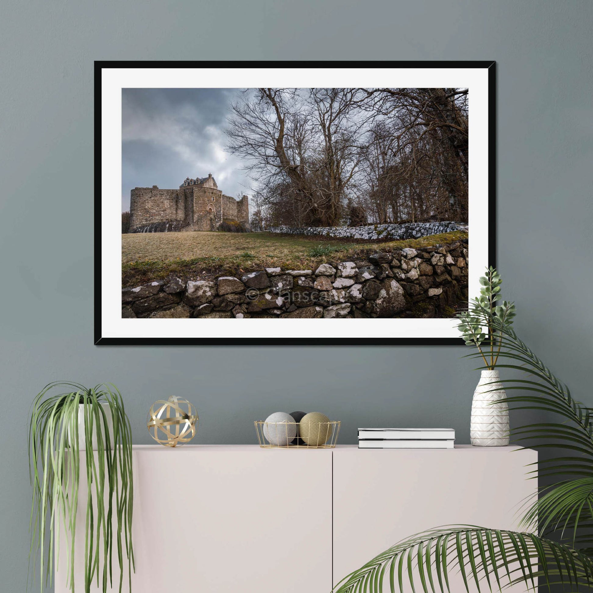 Clan Campbell - Dunstaffnage Castle - Framed & Mounted Photo Print