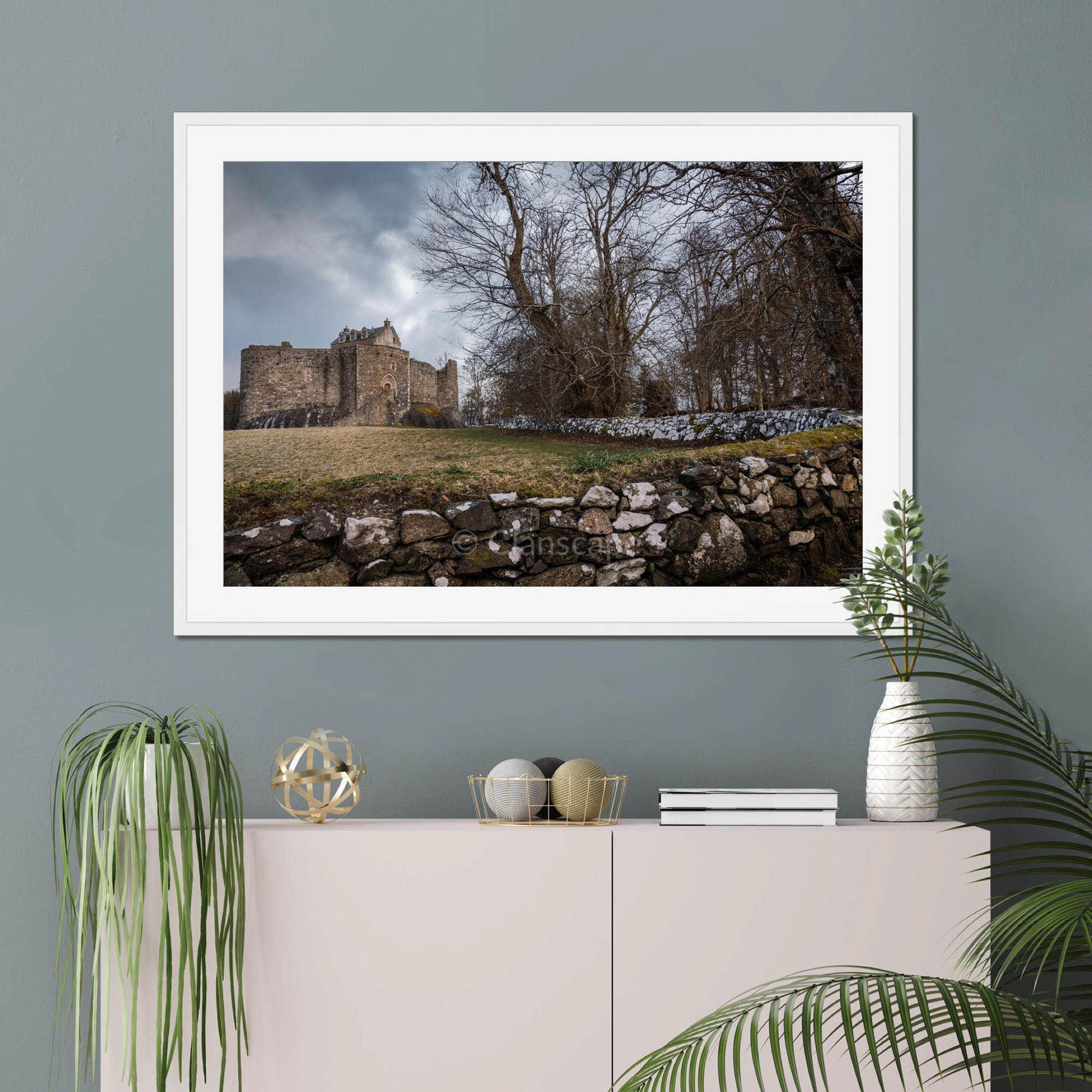 Clan Campbell - Dunstaffnage Castle - Framed & Mounted Photo Print