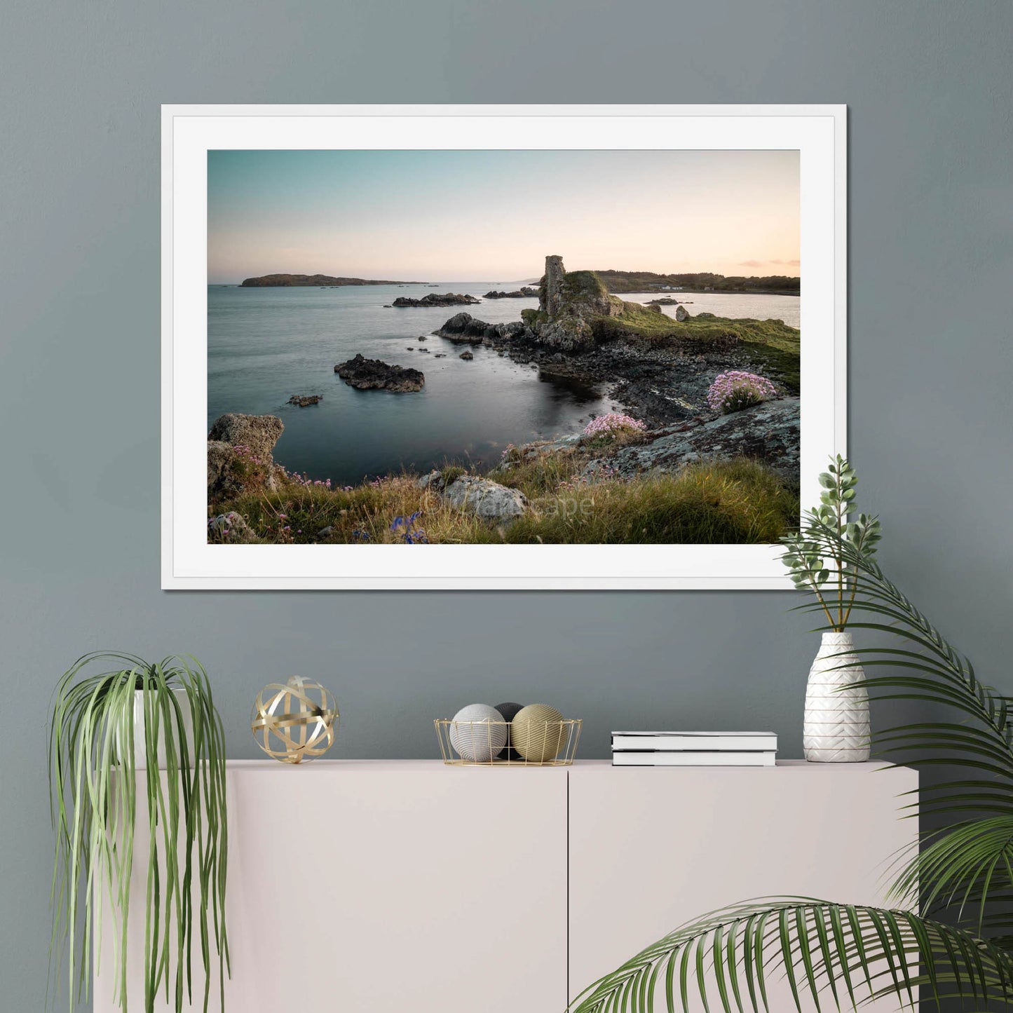 Clan MacDonald - Dunyvaig Castle - Framed & Mounted Photo Print