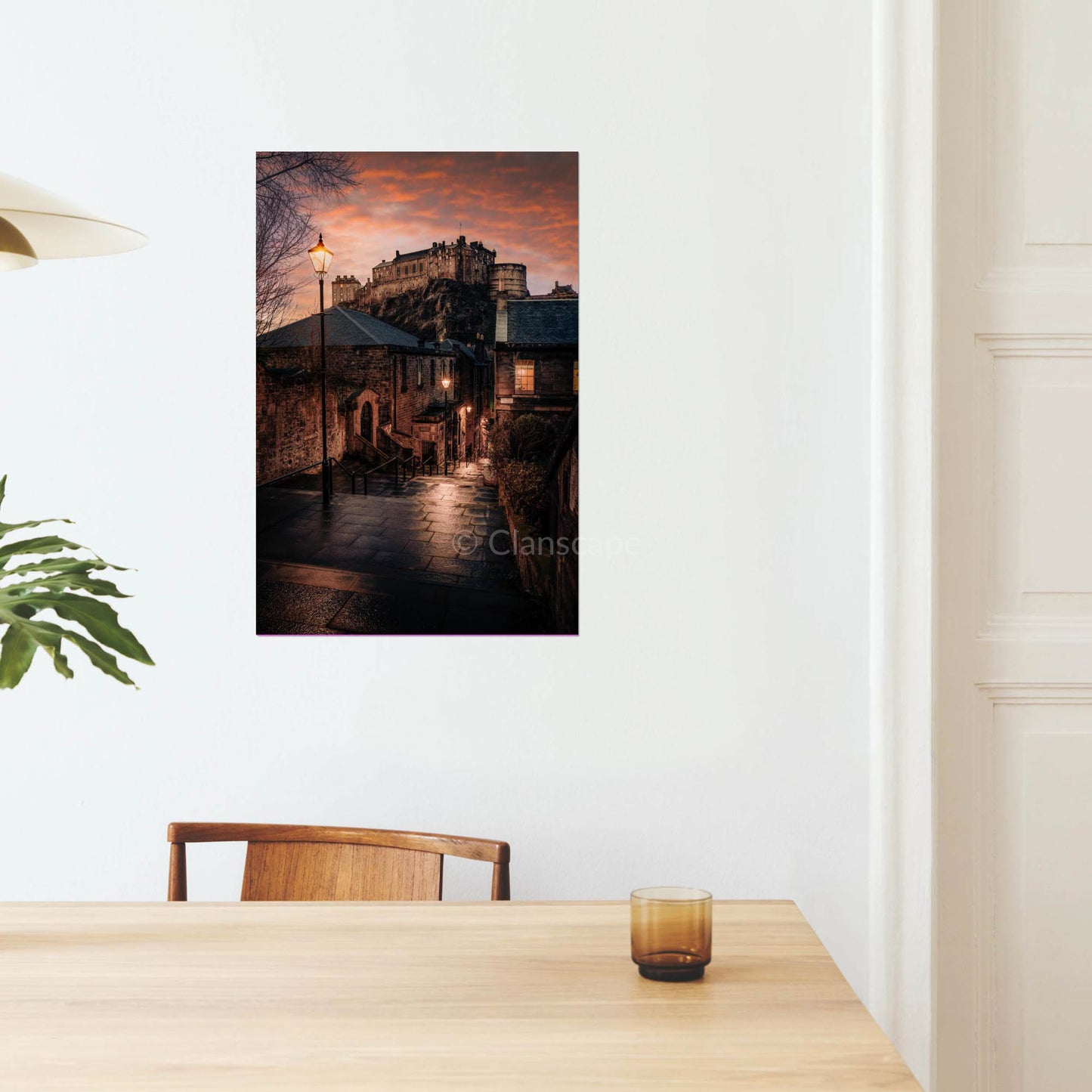 Clan Stewart - Edinburgh Castle, Vennel View - Photo Print