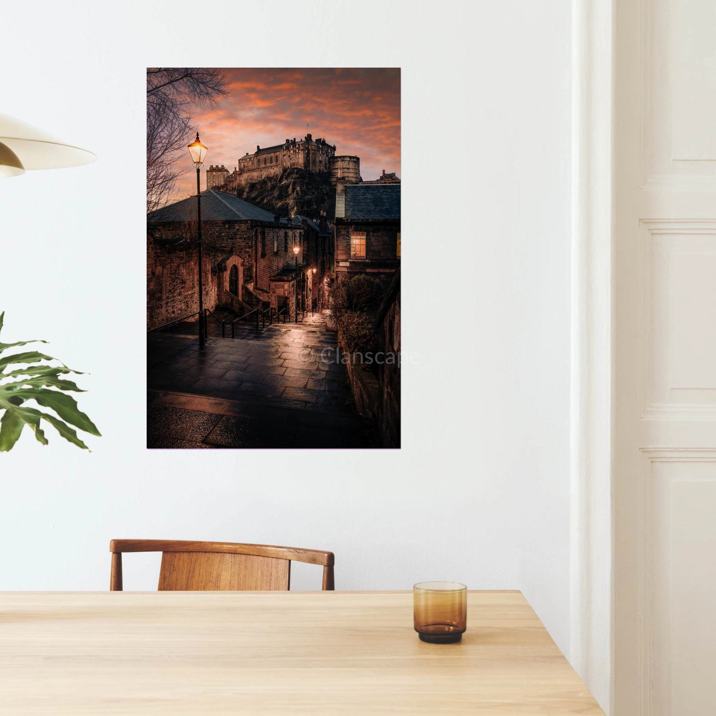 Clan Stewart - Edinburgh Castle, Vennel View - Photo Print