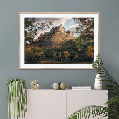 Clan Stewart - Edinburgh Castle - Framed Photo Print