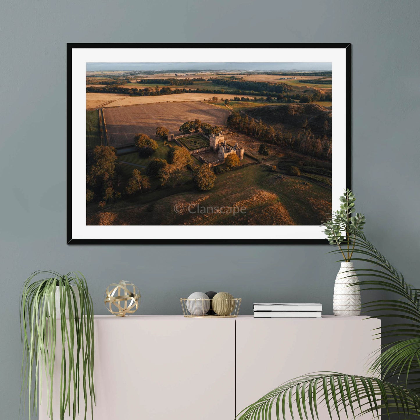 Clan Lindsay - Edzell Castle - Framed & Mounted Photo Print