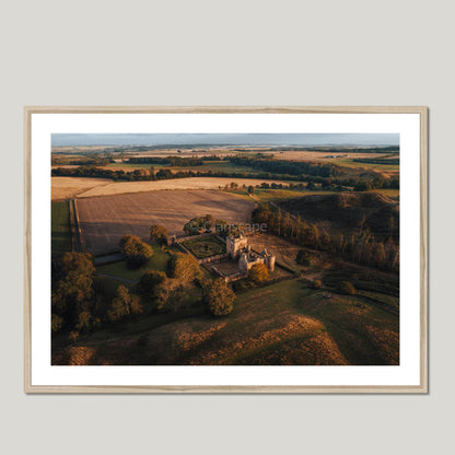 Clan Lindsay - Edzell Castle - Framed & Mounted Photo Print 40"x28" Natural