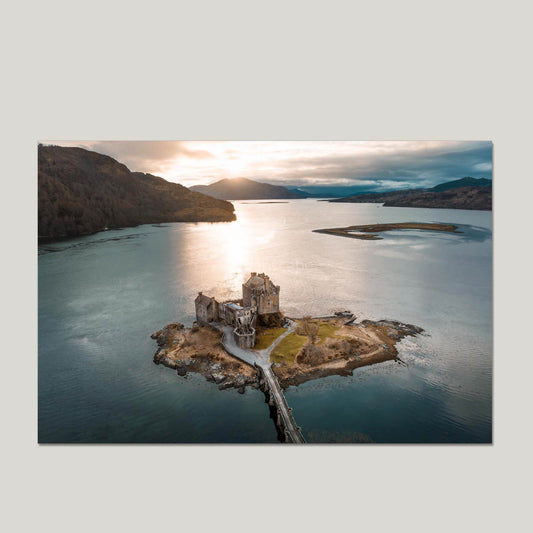 Clan Mackenzie - Eilean Donan Castle - Aerial Photo Print