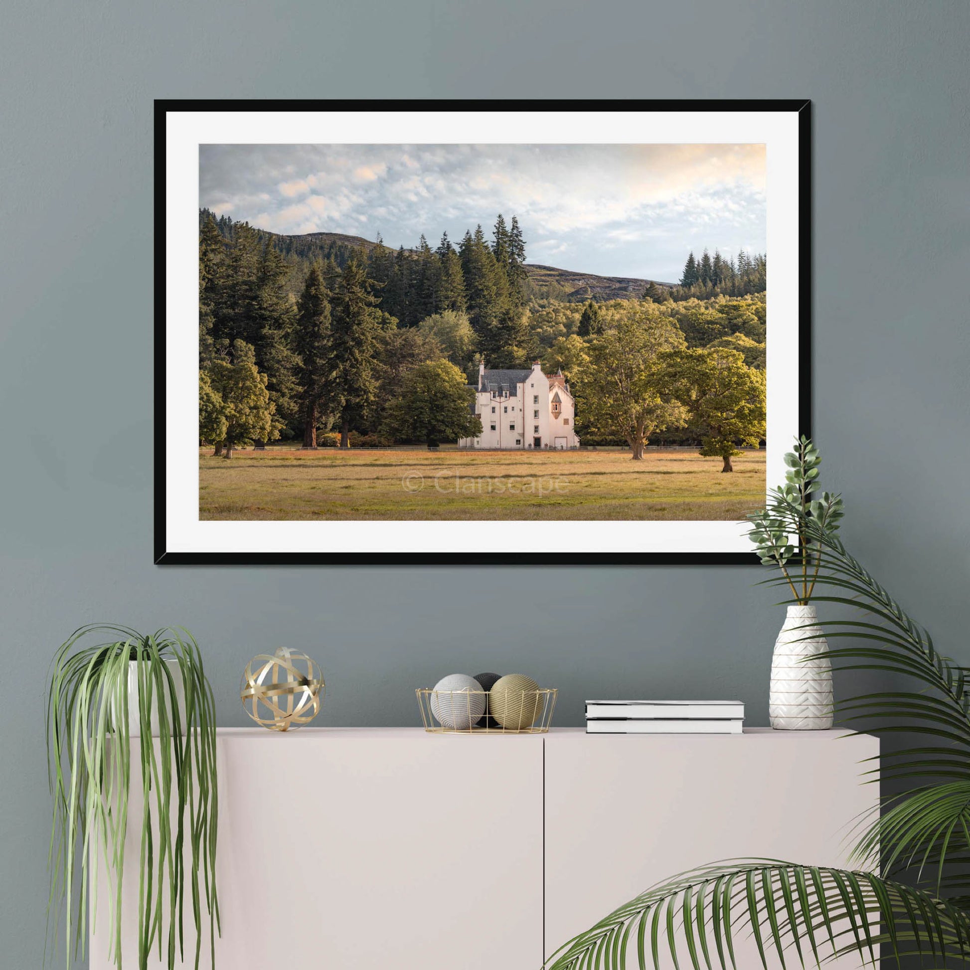 Clan Chisholm - Erchless Castle - Framed & Mounted Photo Print
