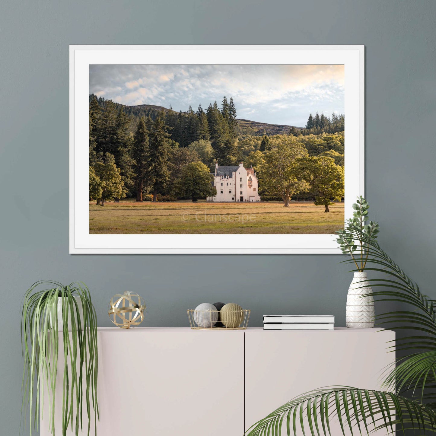 Clan Fraser of Lovat - Erchless Castle - Framed & Mounted Photo Print