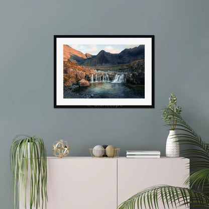 Clan Macleod - Isle of Skye, Fairy Pools - Framed & Mounted Photo Print