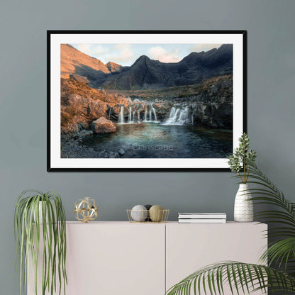 Clan Mackinnon - Fairy Pools, Isle of Skye - Framed & Mounted Photo Print