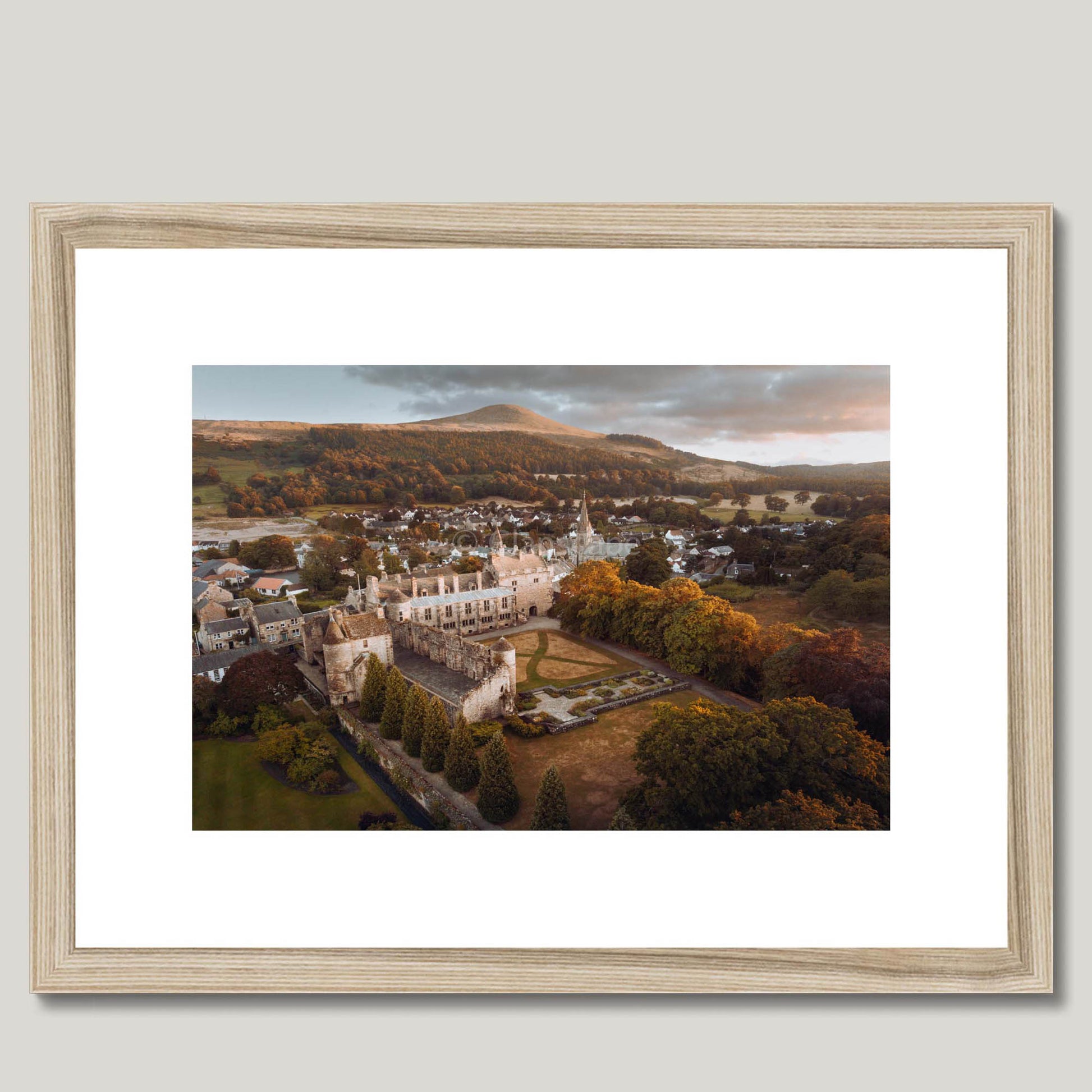 Clan Stewart - Falkland Palace - Framed & Mounted Photo Print 16"x12" Natural