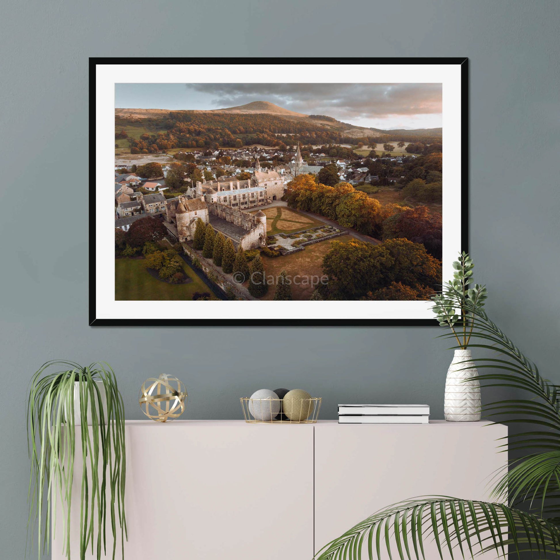 Clan Stewart - Falkland Palace - Framed & Mounted Photo Print