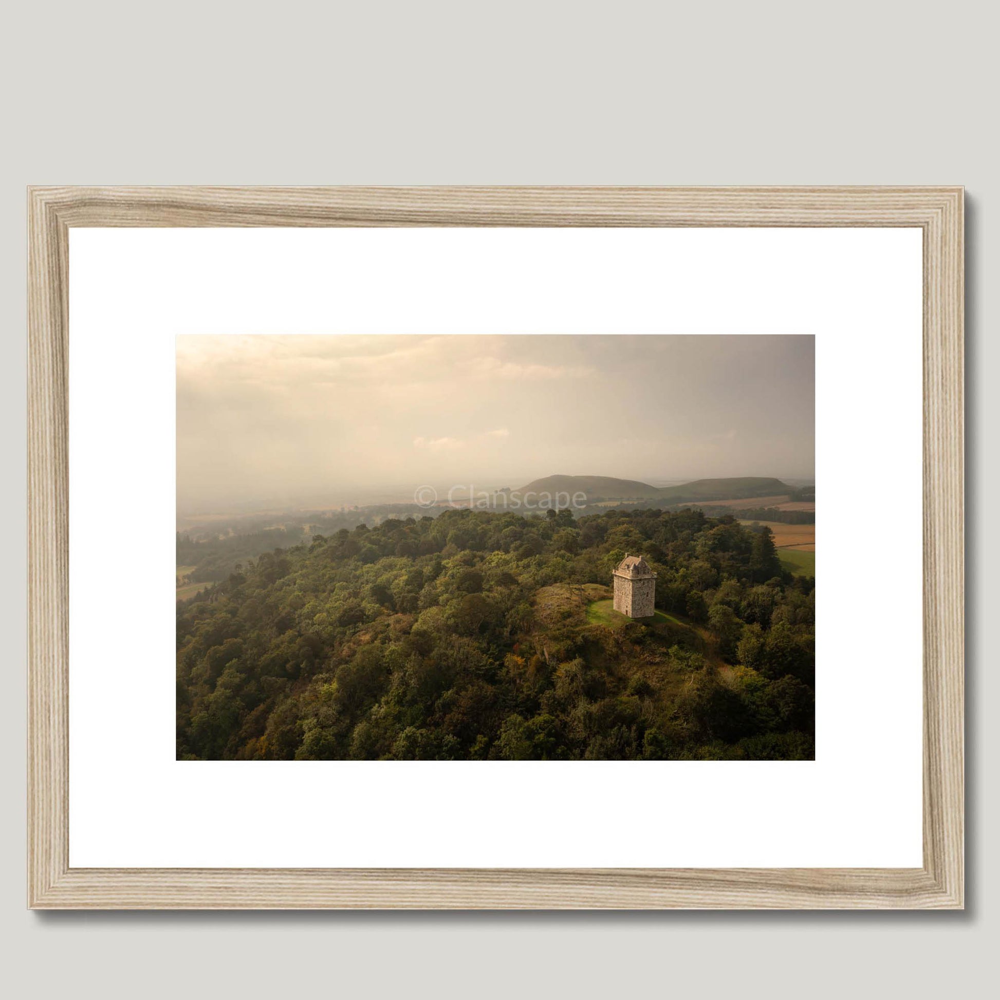 Clan Elliot - Fatlips Castle - Framed & Mounted Photo Print 16"x12" Natural