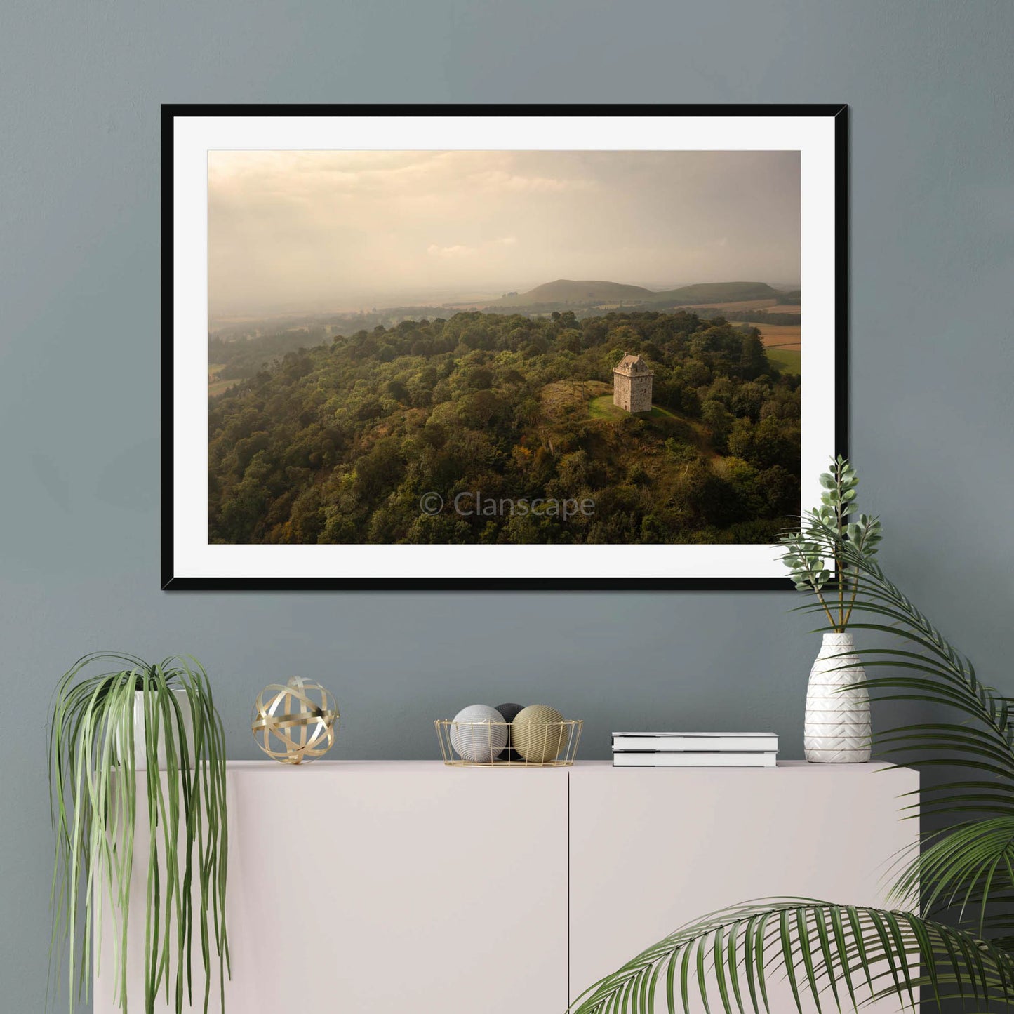 Clan Elliot - Fatlips Castle - Framed & Mounted Photo Print