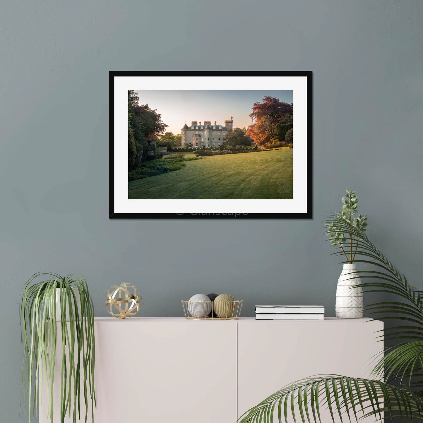 Clan Cunningham - Finlaystone House - Framed & Mounted Photo Print