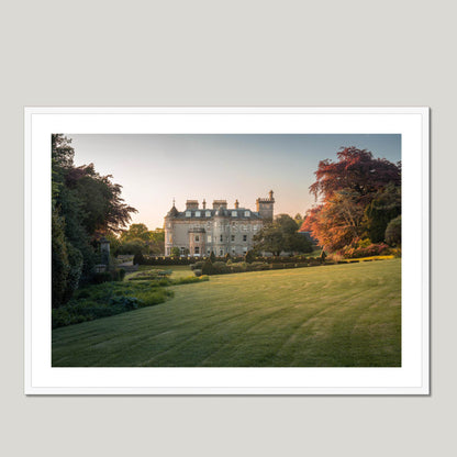 Clan Cunningham - Finlaystone House - Framed & Mounted Photo Print 40"x28" White