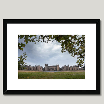 Clan Kerr - Floors Castle - Framed & Mounted Photo Print 16"x12" Black