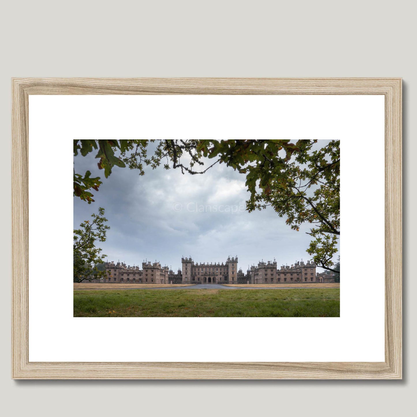 Clan Kerr - Floors Castle - Framed & Mounted Photo Print 16"x12" Natural