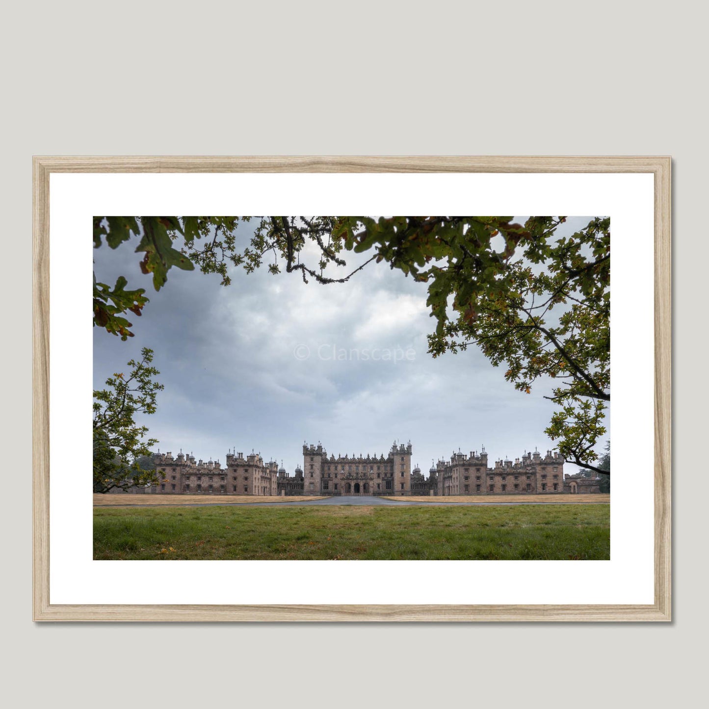 Clan Kerr - Floors Castle - Framed & Mounted Photo Print 28"x20" Natural