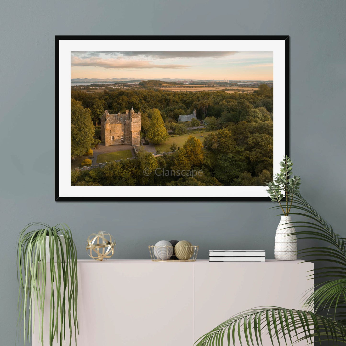 Clan Henderson - Fordell Castle - Framed & Mounted Photo Print