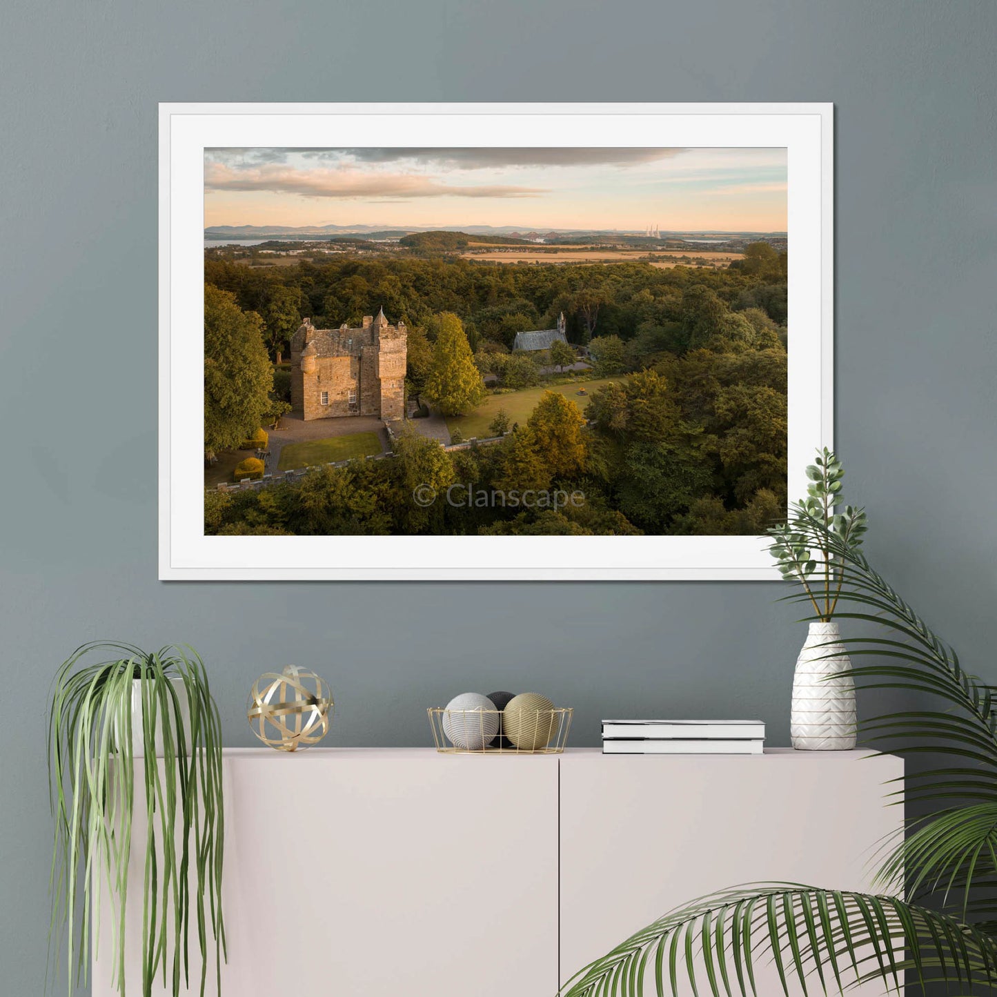 Clan Henderson - Fordell Castle - Framed & Mounted Photo Print