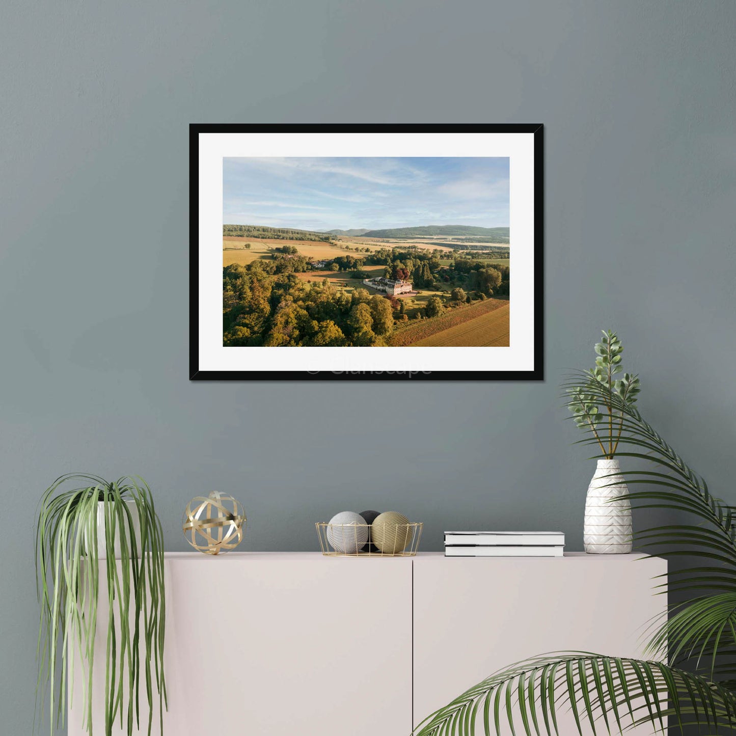 Clan Munro - Foulis Castle - Framed & Mounted Photo Print