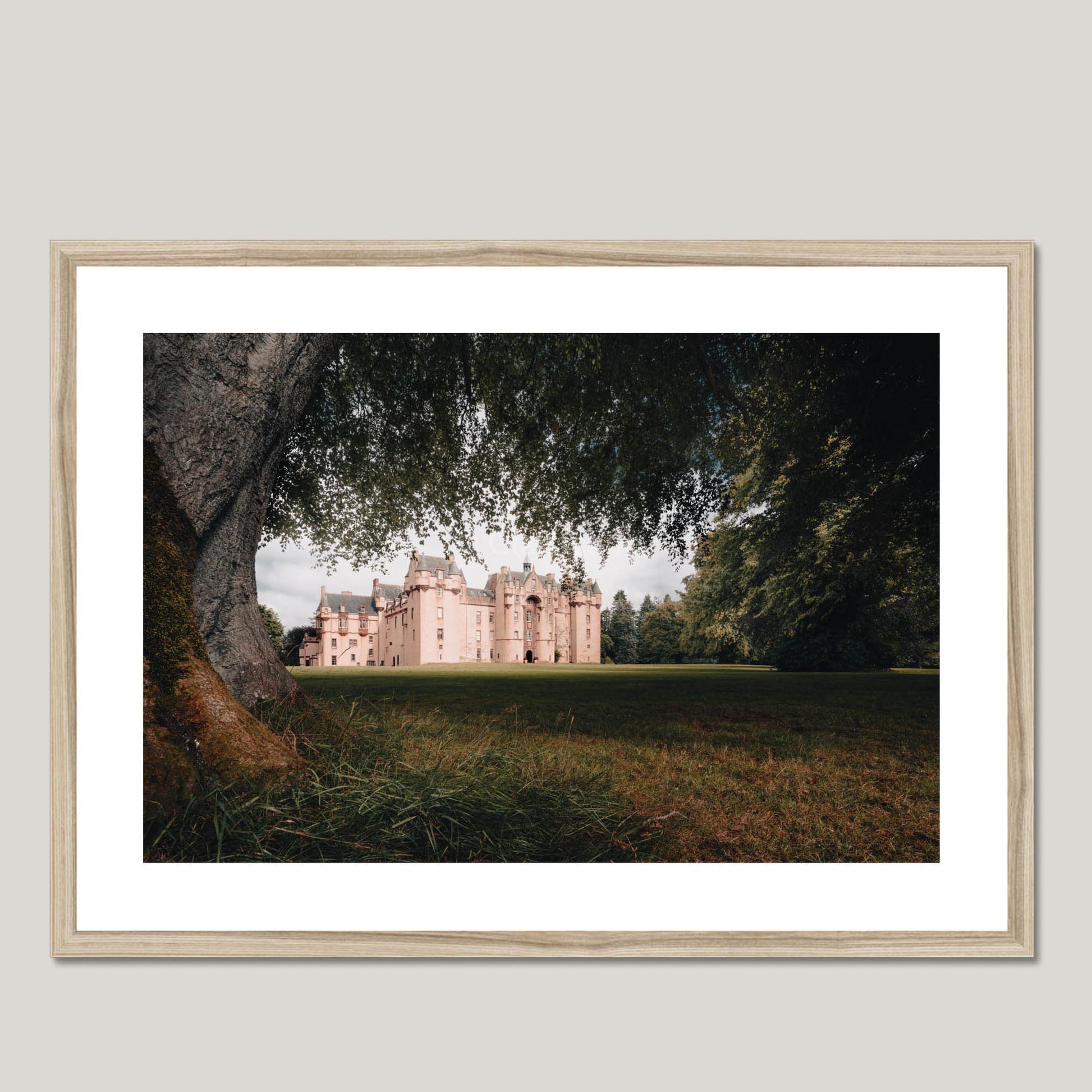 Clan Gordon - Fyvie Castle - Framed & Mounted Photo Print 28"x20" Natural