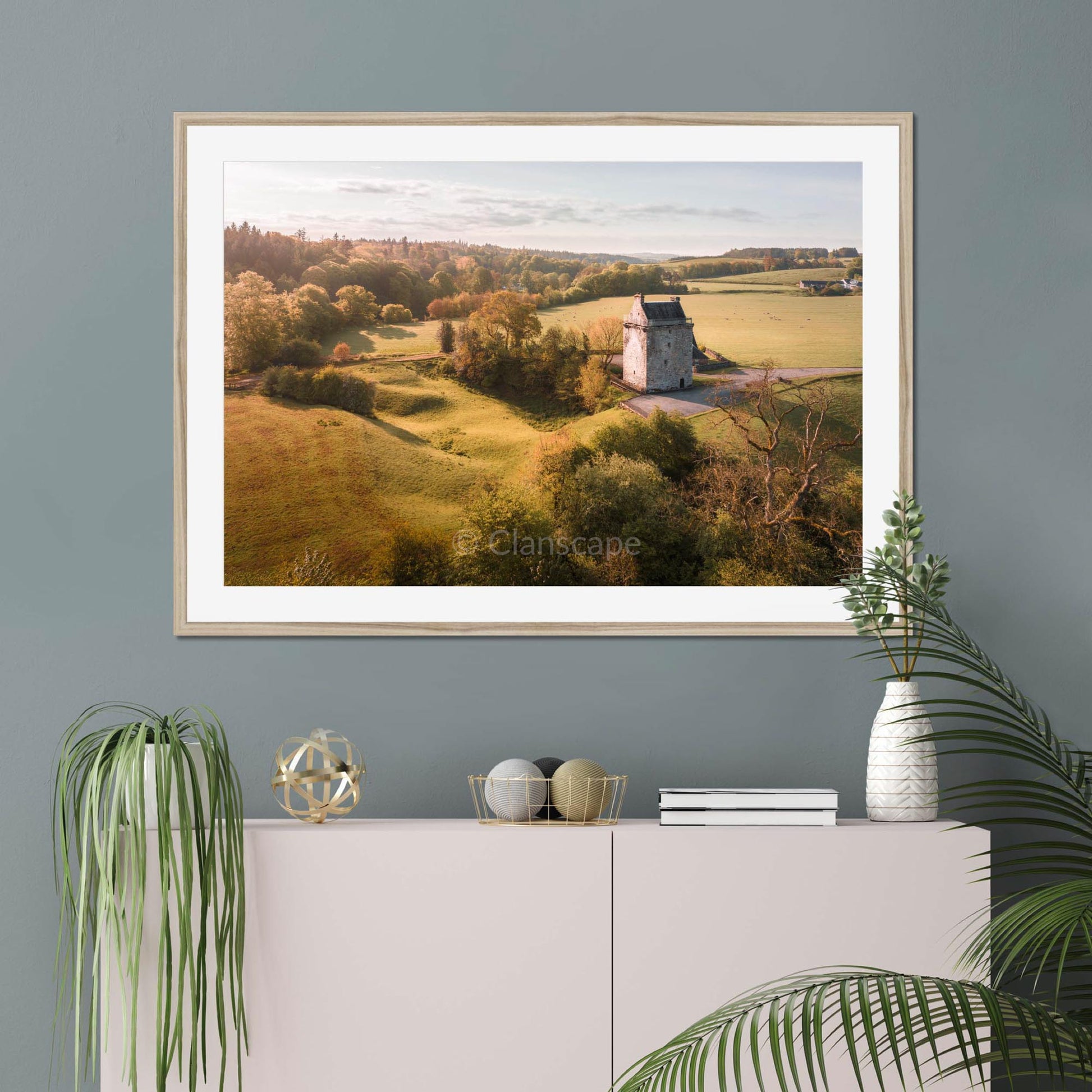 Clan Armstrong - Gilnockie Tower - Framed & Mounted Landscape Photography Print
