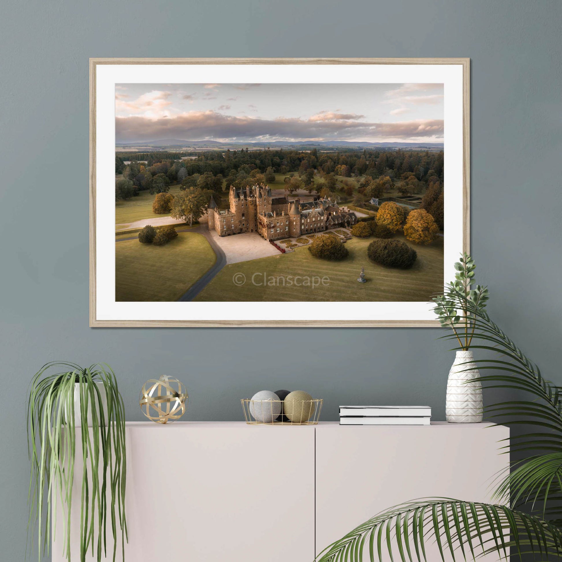 Clan Lyon - Glamis Castle - Framed & Mounted Photo Print