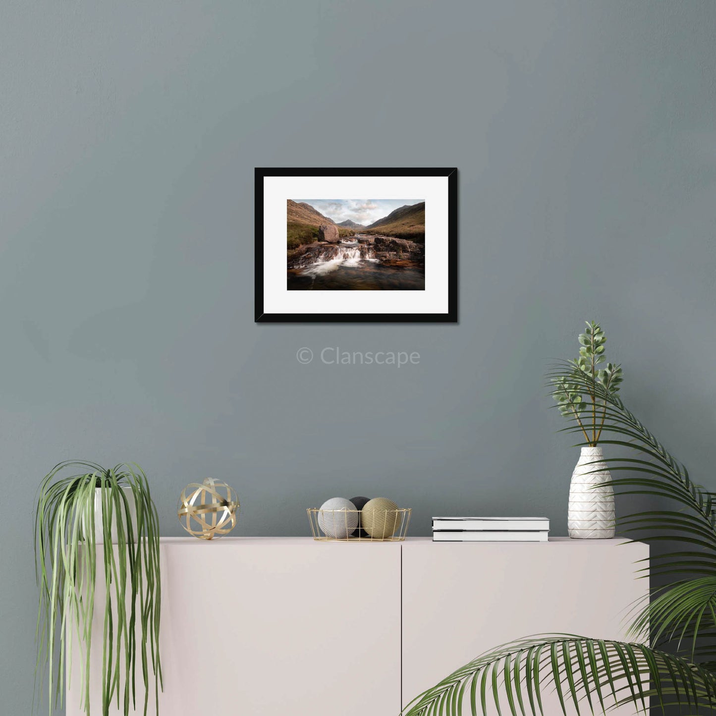 Clan Hamilton - Glen Rosa & Goatfell, Isle of Arran - Framed & Mounted Photo Print