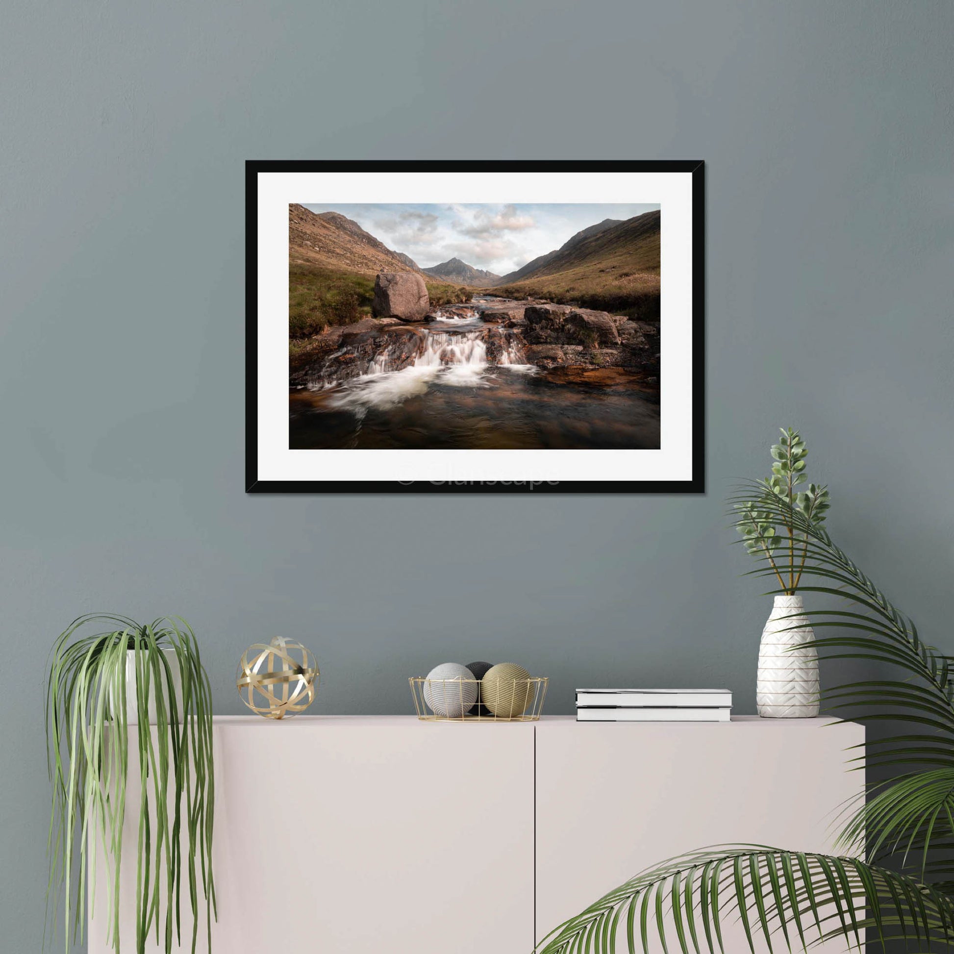 Clan Hamilton - Glen Rosa & Goatfell, Isle of Arran - Framed & Mounted Photo Print