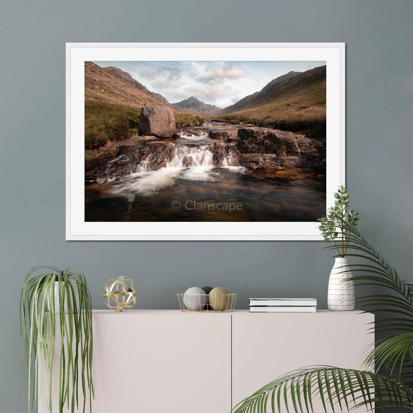 Clan Hamilton - Glen Rosa & Goatfell, Isle of Arran - Framed & Mounted Photo Print