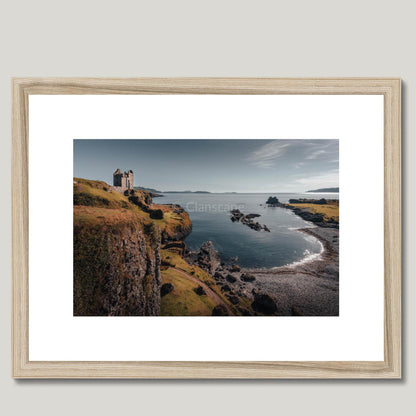 Clan MacDougall - Gylen Castle - Framed & Mounted Photo Print 16"x12" Natural Frame