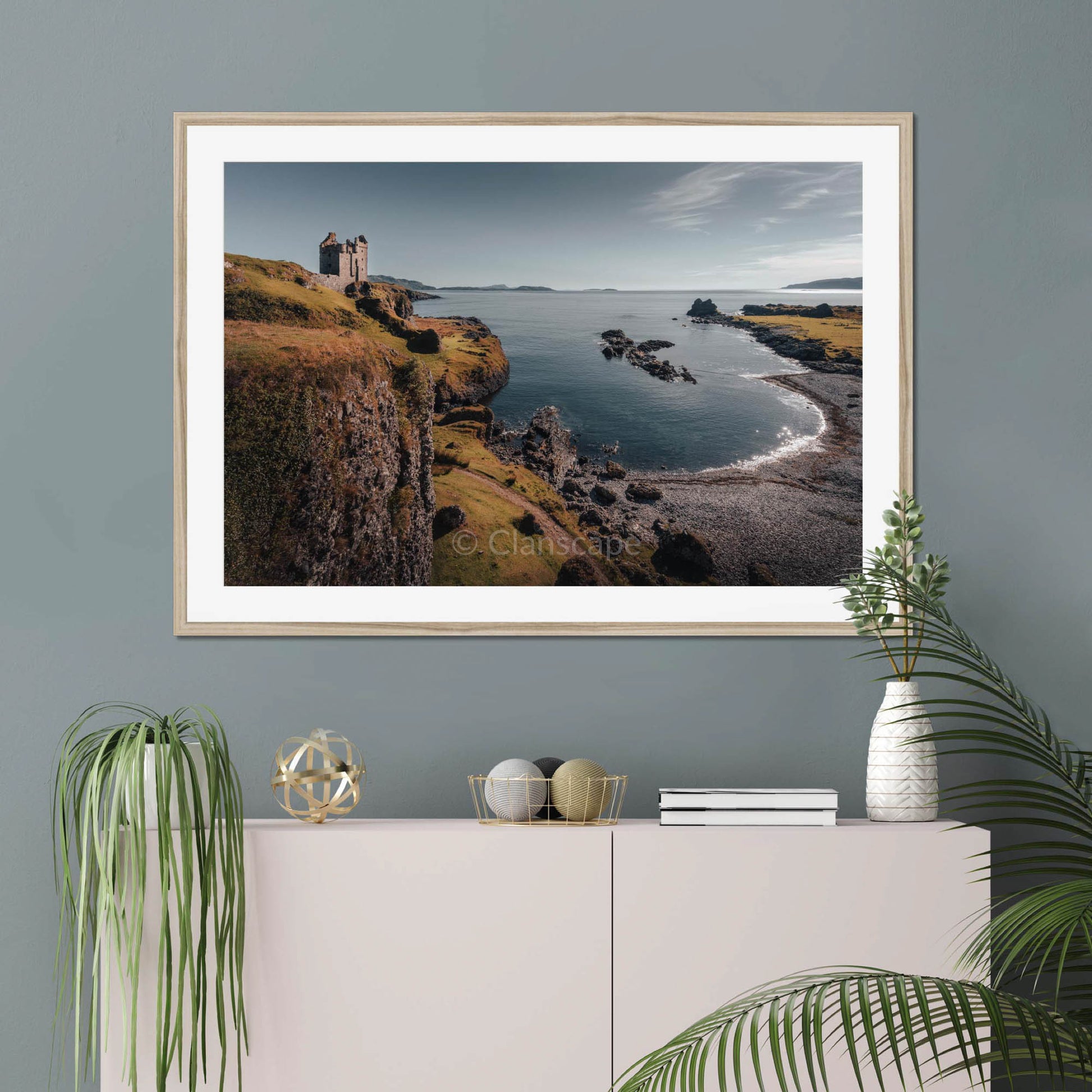 Clan MacDougall - Gylen Castle - Framed & Mounted Photo Print