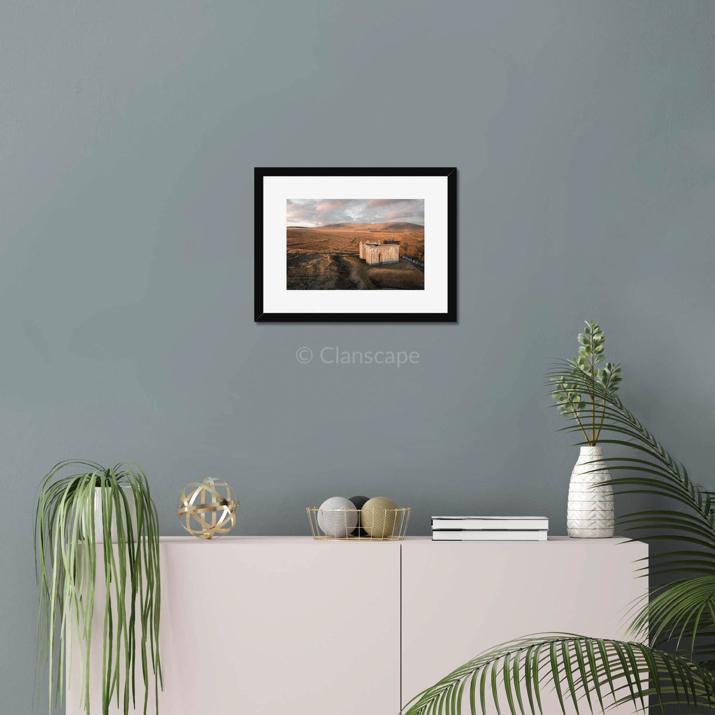 Clan Elliot - Hermitage Castle - Framed & Mounted Photo Print