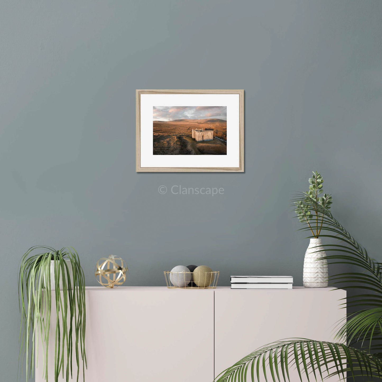 Clan Elliot - Hermitage Castle - Framed & Mounted Photo Print