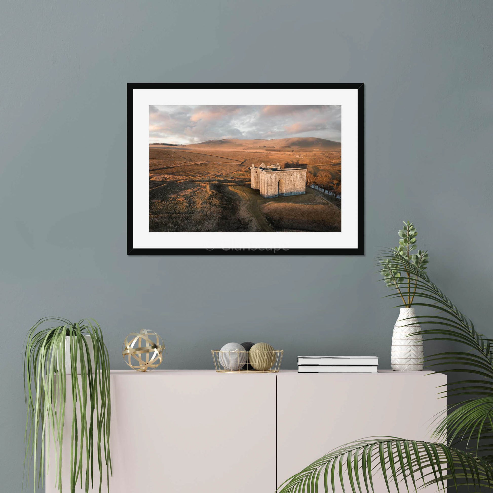 Clan Elliot - Hermitage Castle - Framed & Mounted Photo Print