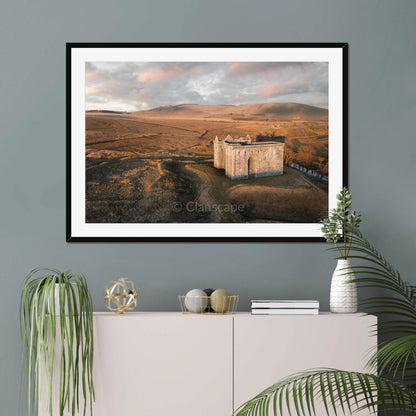 Clan Elliot - Hermitage Castle - Framed & Mounted Photo Print